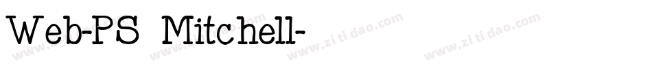 Web-PS Mitchell字体转换